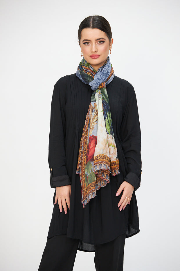 Scarf Crinkle Print