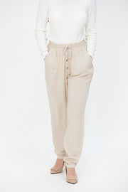 Slim Fit Trousers Beige