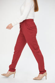 Slim Fit Trousers Terracotta