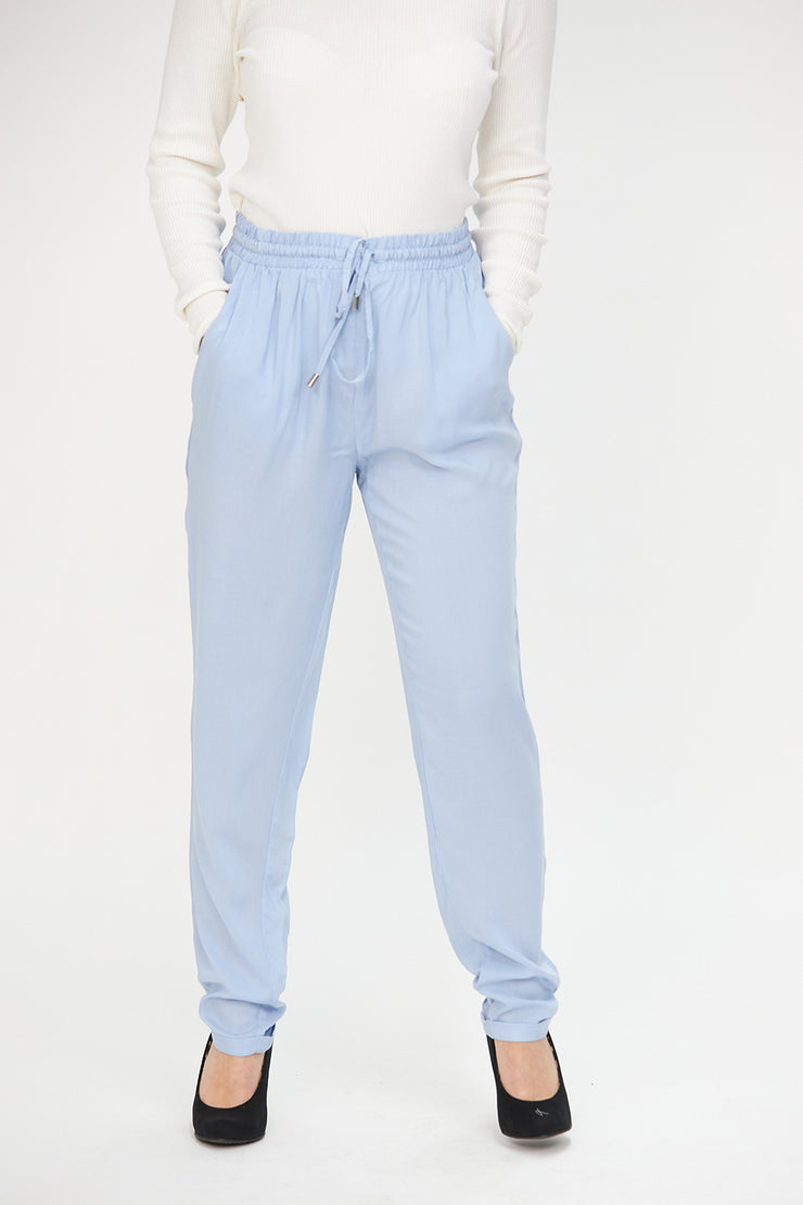 Slim Fit Trousers Blue (Light)