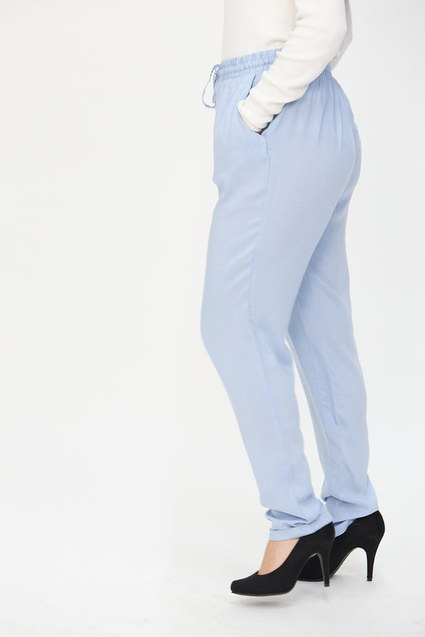 Slim Fit Trousers Blue (Light)